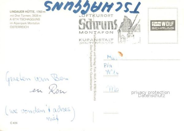 Tschagguns Vorarlberg Lindauer Hütte – Bild 2
