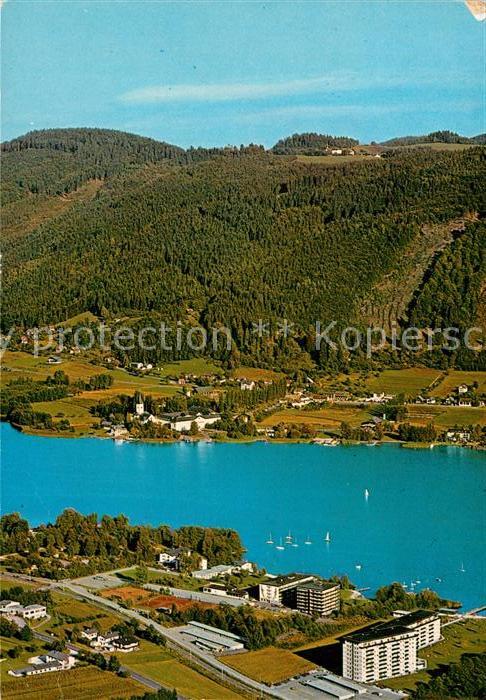 Tschoeran Bodensdorf Fliegeraufnahme am Ossichaersee
