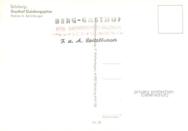 Salzburg Oesterreich Gasthof Gaisbergspitze Sendeturm – Bild 2