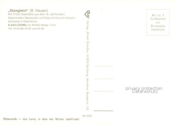 Going Wilden Kaiser Tirol Gasthaus Stanglwirt am Wilden Kaiser – Bild 2