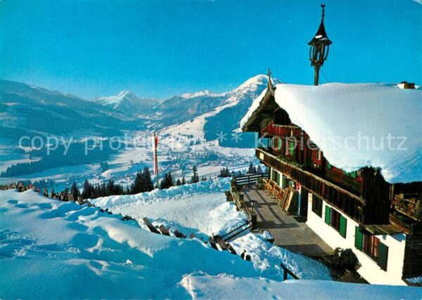 Kirchberg Tirol Blick vom Filzerhof gegen Rettenstein G