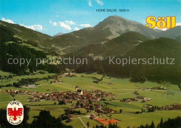 Soell Tirol Hohe Salve Wilder Kaiser Fliegeraufnahm