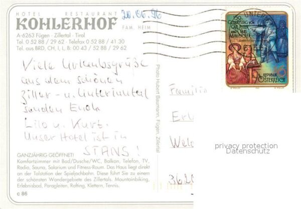 Fuegen Hotel Restaurant Kohlerhof – Bild 2