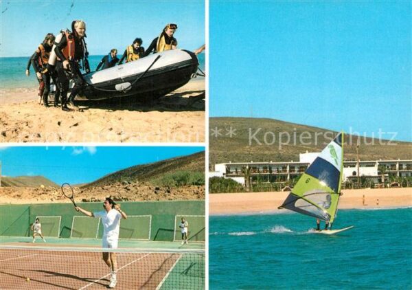 Jandia Playa Robinson Club Hotel Strand Tennis Tauch