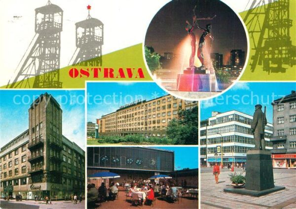 Ostrava Brunnen Denkmal
