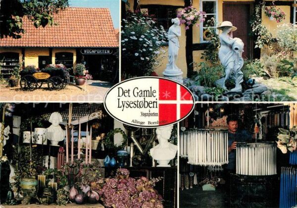 Allinge Bornholm Det Gamle Lysestoberi Vognporten
