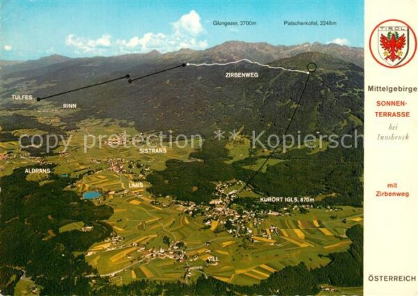 Innsbruck Sonnenterrasse Erholungsgebiet Mittelge