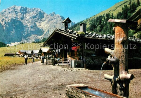 Engalm am grossen Ahornboden gegen Grubenkarsp
