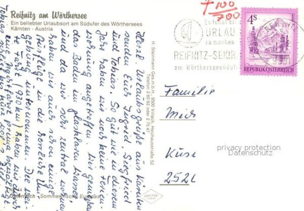 Reifnitz Woerthersee Fliegeraufnahme Seepartie – Bild 2