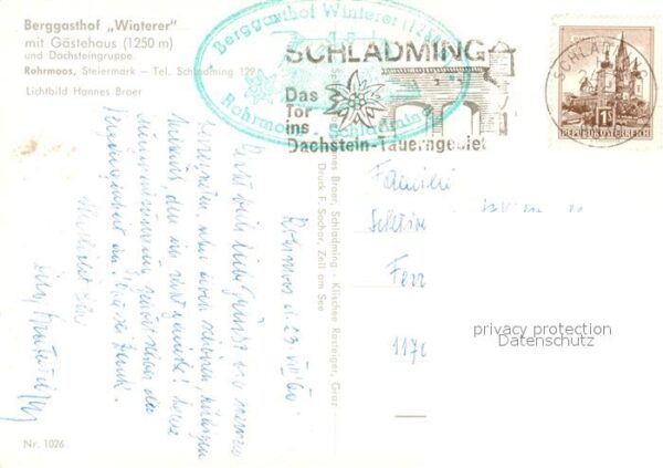 Rohrmoos Schladming Berggasthof Winterer – Bild 2