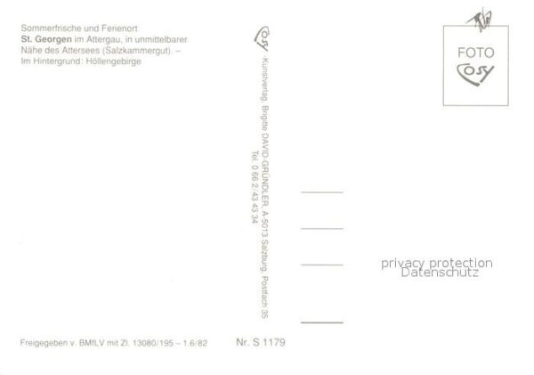 St Georgen Attergau Fliegeraufnahme mit Attersee Höllengebi – Bild 2