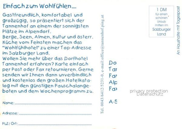 Sankt Johann Pongau Dorfhotel Tannenhof Fam. Viehhauser – Bild 2