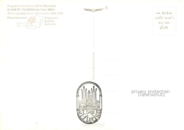 Linz Donau Stift St. Florian Fliegeraufnahme – Bild 2