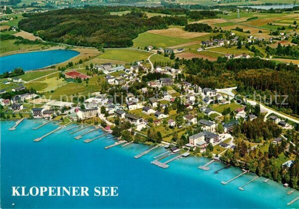 Klopeinersee Fliegeraufnahme Klopein Seepartie