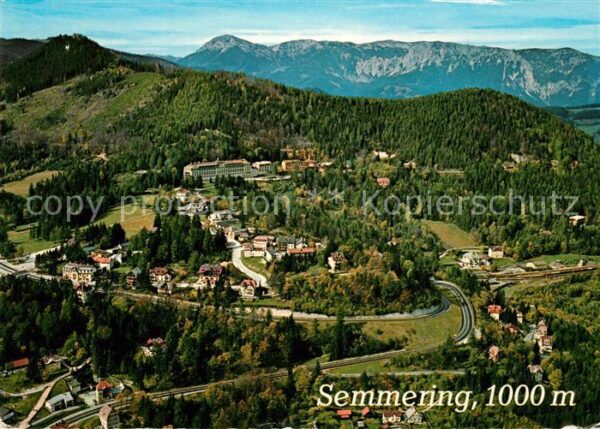 Semmering Niederoesterreich Fliegeraufnahme