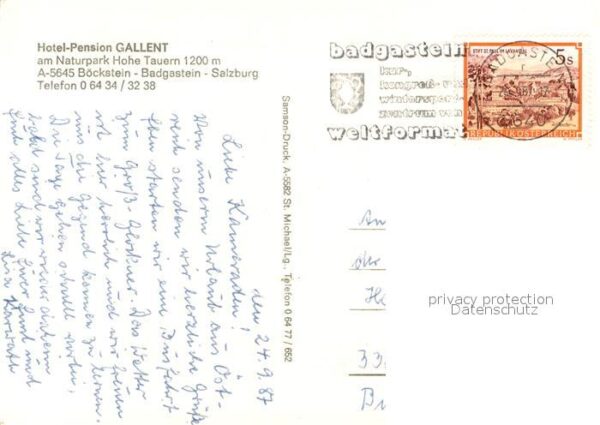 Boeckstein Hotel Pension Gallent – Bild 2