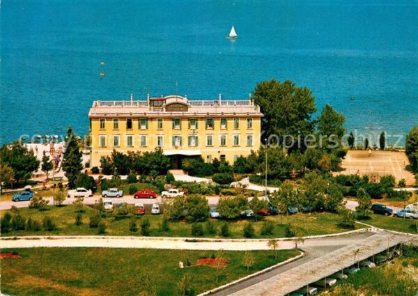 Umag Umago Istrien Fliegeraufnahme Hotel Beograd