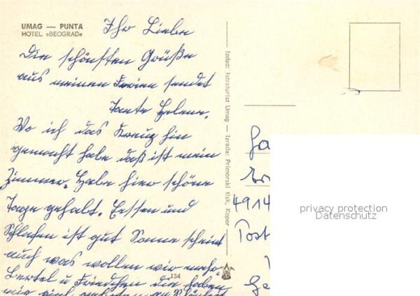 Umag Umago Istrien Fliegeraufnahme Hotel Beograd – Bild 2