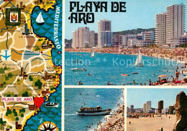 Playa de Aro Cataluna Stand Lageplan