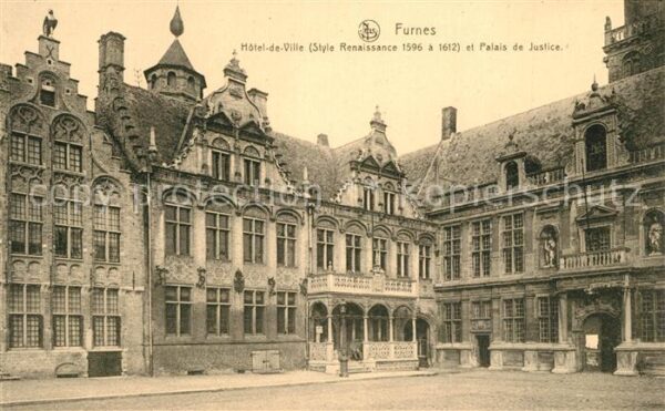 Furnes Veurne West-Vlaanderen Belgie Hotel de Ville Renaissance Palais de Ju