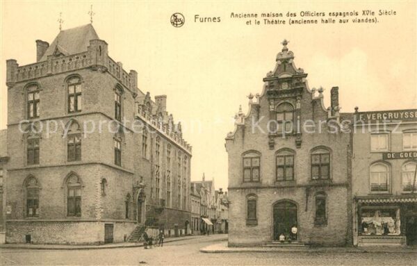 Furnes Veurne West-Vlaanderen Belgie Ancienne maison des Officiers espagnois