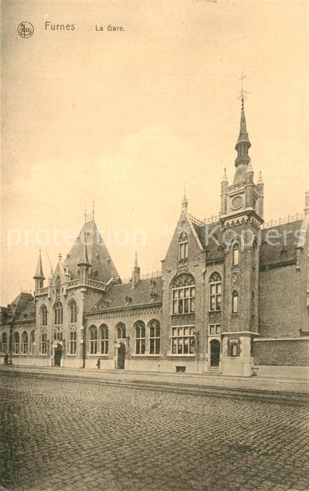 Furnes Veurne West-Vlaanderen Belgie La Gare