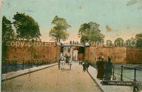 Ypern Ypres Porte de Menin