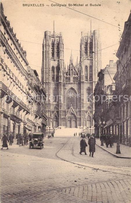 Bruxelles Bruessel Collégiale Saint Michel et Gudule Serie