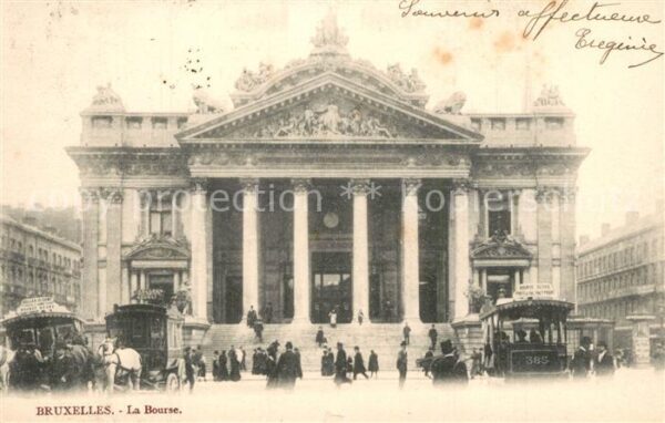 Bruxelles Bruessel La Bourse