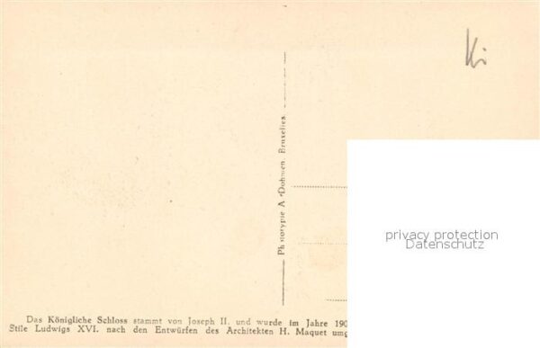 Bruxelles Bruessel Palais du Roi Königlicher Palast – Bild 2