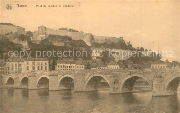 Namur Wallonie Pont de Jambes et Citadelle