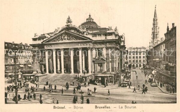 Bruxelles Bruessel La Bourse Börse