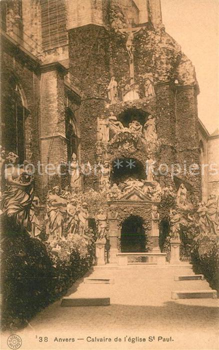 Anvers Antwerpen Calvaire de l'Eglise Saint Paul