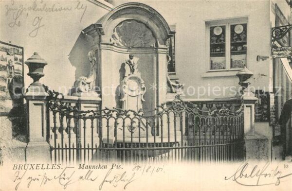 Bruxelles Bruessel Manneken Pis