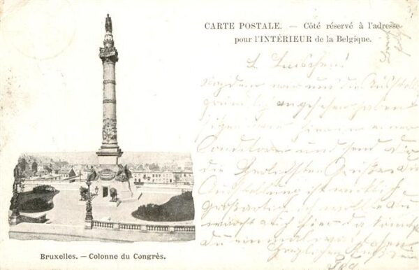 Bruxelles Bruessel Colonne du Congrès