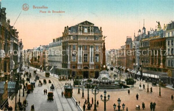 Bruxelles Bruessel Place de Brouckère Monument Anspach