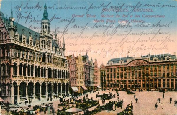 Bruxelles Bruessel Grand Place Maison du Roi et des Corpor