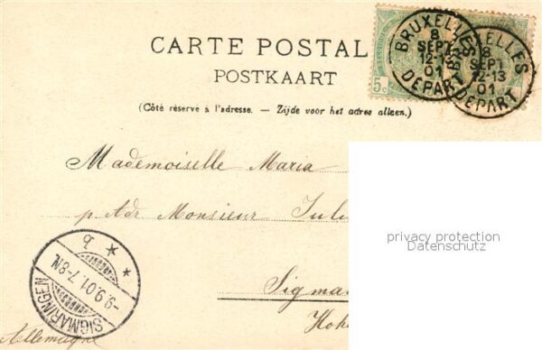 Bruxelles Bruessel Entrée du Palais Royal – Bild 2