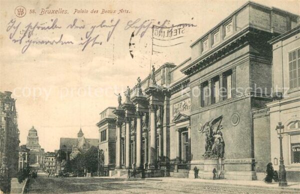 Bruxelles Bruessel Palais des Beaux Arts