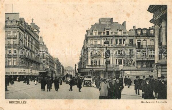 Bruxelles Bruessel Boulevard Anspach