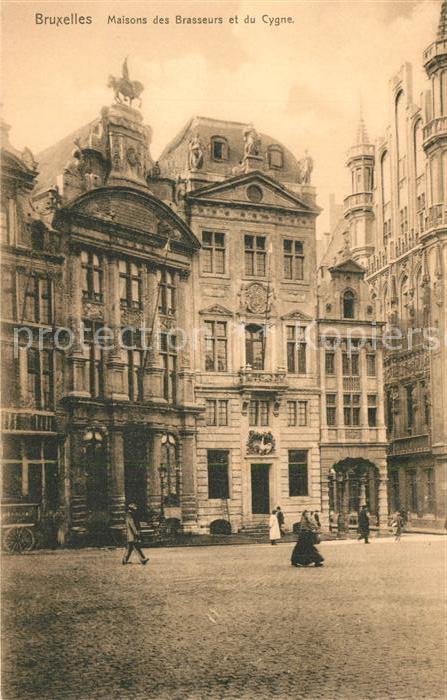 Bruxelles Bruessel Maisons des Brasseurs et du Cygne