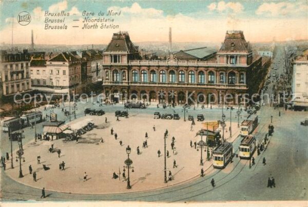 Bruxelles Bruessel Gard du Nord Bahnhof