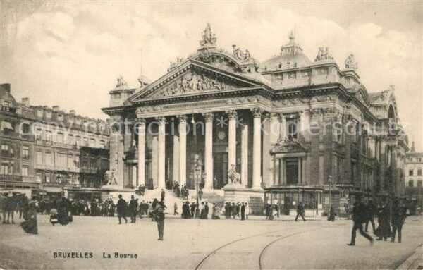Bruxelles Bruessel La Bourse Börse