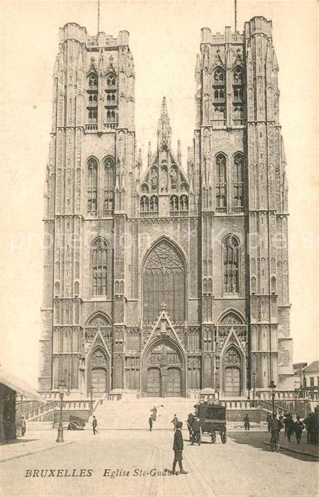 Bruxelles Bruessel Eglise Sainte Gudule