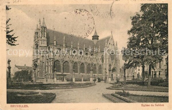 Bruxelles Bruessel Eglise du Sablon