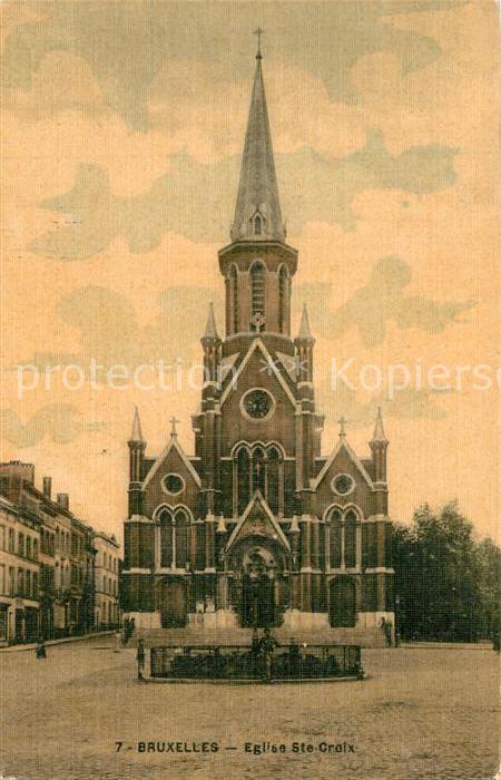 Bruxelles Bruessel Eglise Sainte Croix