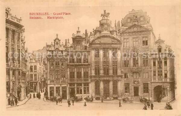 Bruxelles Bruessel Grande Place Marktplatz Historische Geb