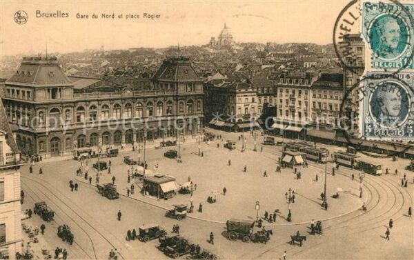 Bruxelles Bruessel Gare du Nord Place Rogier