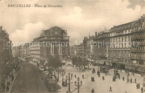 Bruxelles Bruessel Place de Brouckère Monument Anspach