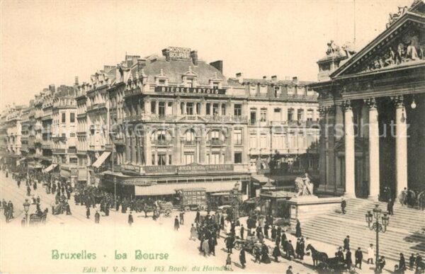 Bruxelles Bruessel La Bourse Börse